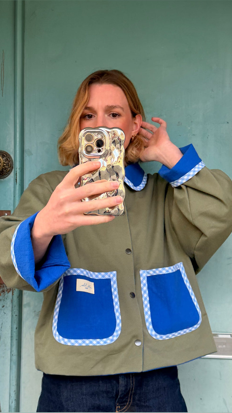 veste réversible upcyclée