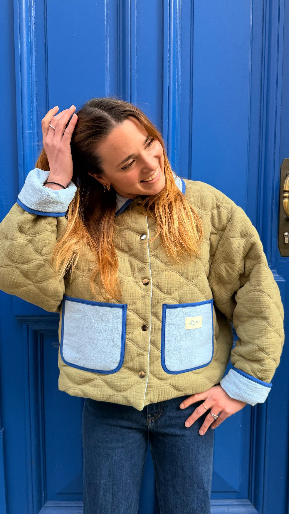 veste réversible upcyclée