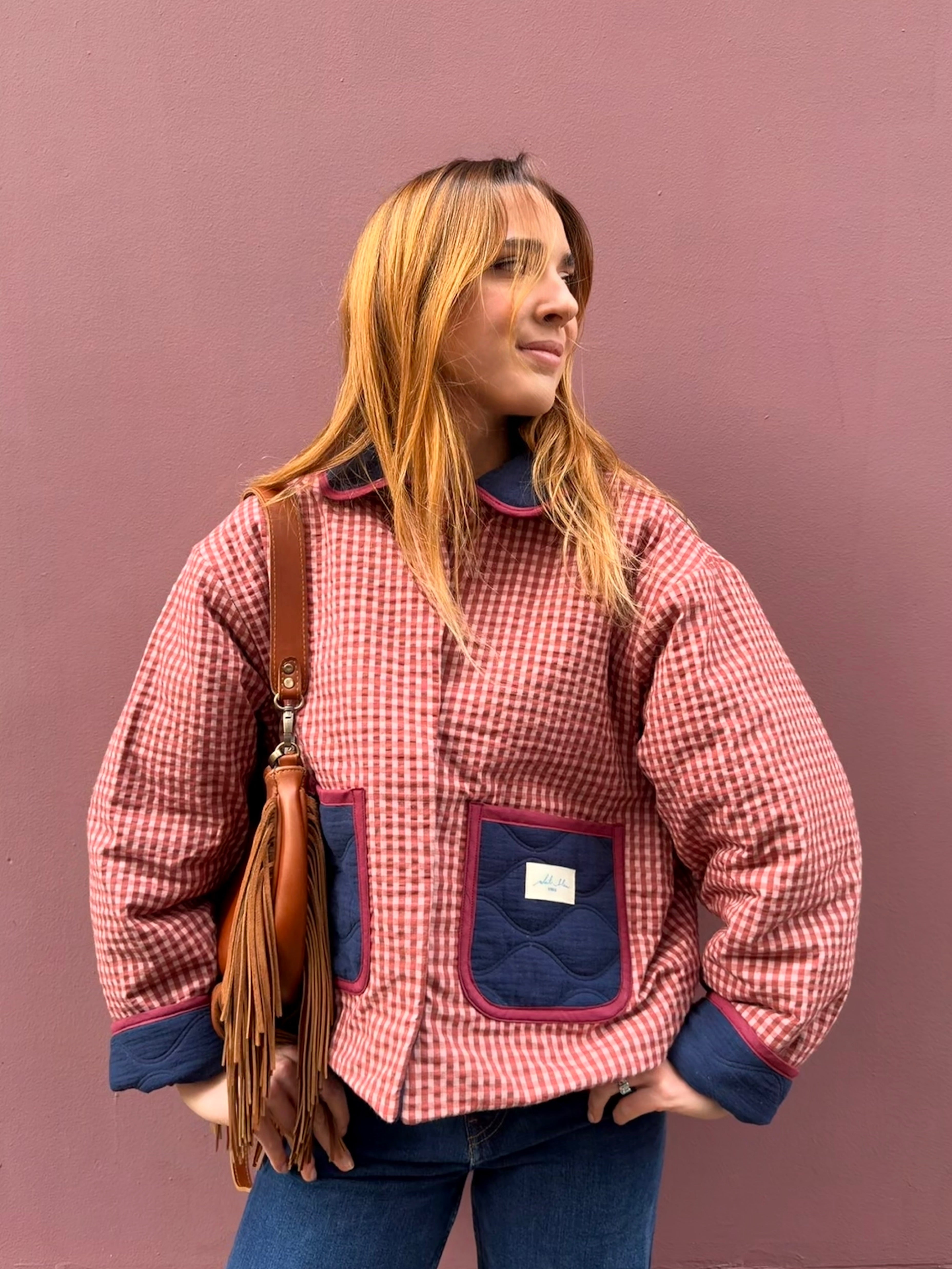 veste upcyclée réversible 