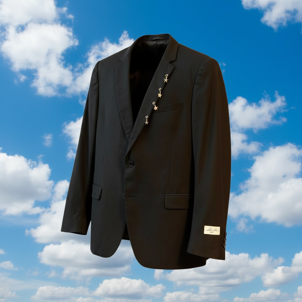 Blazer, bijoux sur col