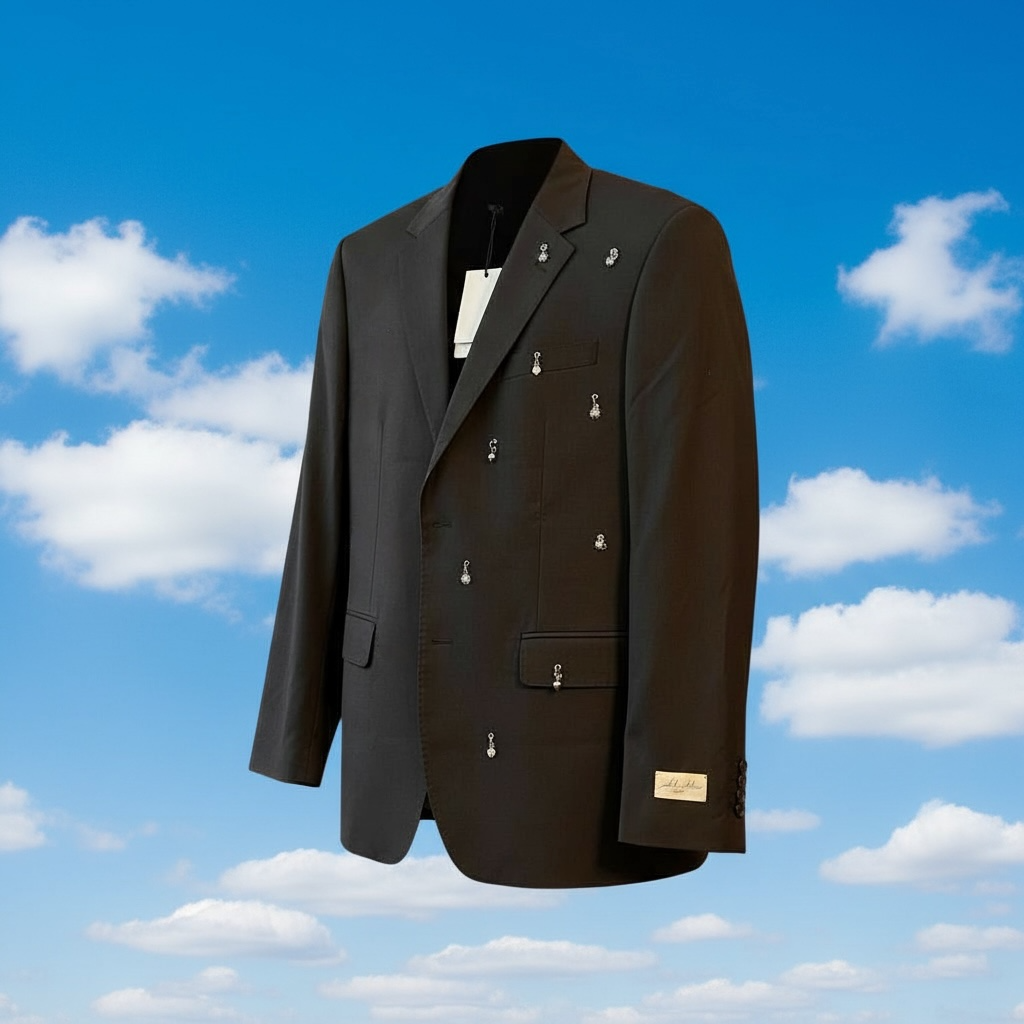 Blazer parsemé de bijoux